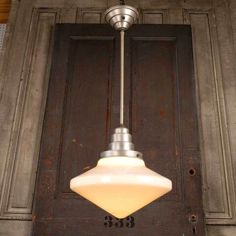 #46433 Salvaged Antique Art Deco Pendant Light image 5