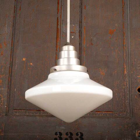 #46434 Salvaged Antique Art Deco Pendant Light image 2