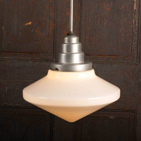 #46434 Salvaged Antique Art Deco Pendant Light image 4