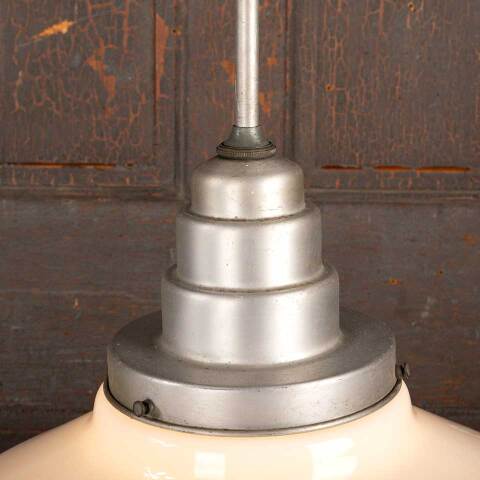 #46434 Salvaged Antique Art Deco Pendant Light image 6