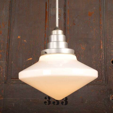 #46434 Salvaged Antique Art Deco Pendant Light image 7