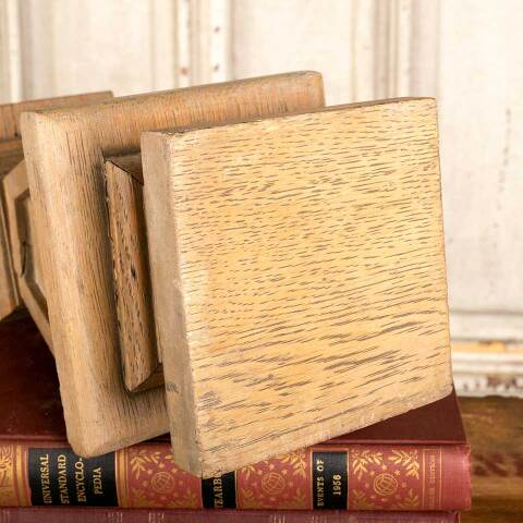 #46456 Salvaged Antique Oak Finial Furniture Part image 6