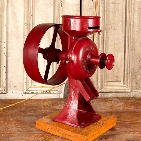 #46457 Repurposed Antique Grinder Table Lamp image 3