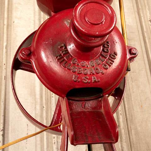 #46457 Repurposed Antique Grinder Table Lamp image 8