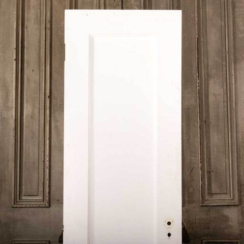 #46473 24x80 Antique 1 Panel Wood Interior Door image 2