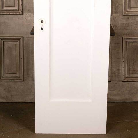 #46481 24x80 Antique 1 Panel Wood Interior Door image 7