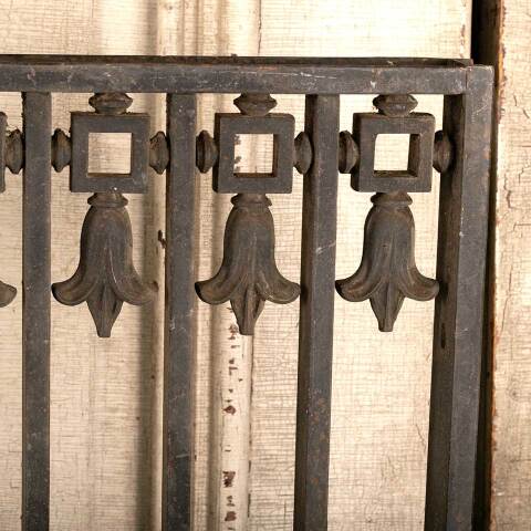 #46496 Salvaged Antique Cast Iron Architectural Grill image 2