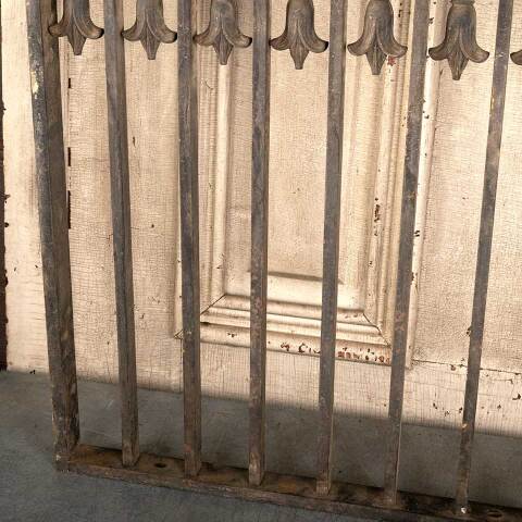 #46496 Salvaged Antique Cast Iron Architectural Grill image 3