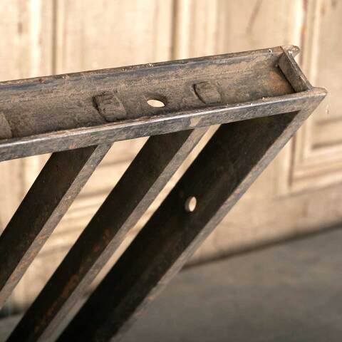 #46496 Salvaged Antique Cast Iron Architectural Grill image 6