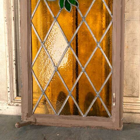 #46499 Leaded Stained Glass Metal Casement Window image 3