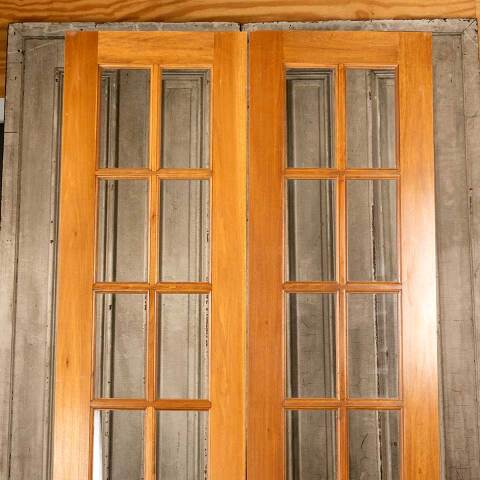 #46524 44x96 Salvaged 6 Lite Interior French Doors image 7