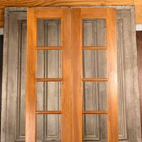 #46526 38x96 Salvaged 6 Lite Interior French Doors image 2