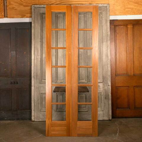 #46526 38x96 Salvaged 6 Lite Interior French Doors image 5
