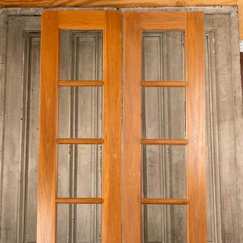 #46526 38x96 Salvaged 6 Lite Interior French Doors image 6