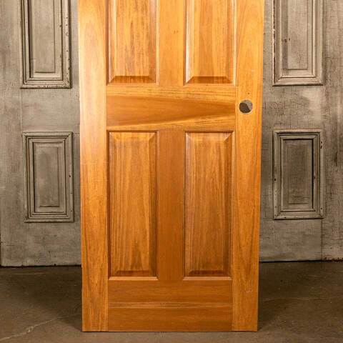#46528 28x96 Salvaged Interior 4 Panel Wood Door image 3