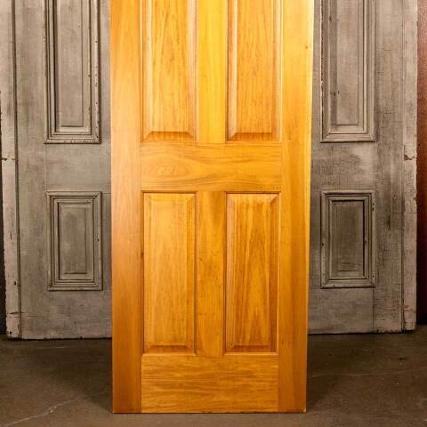 #46531 28x96 Salvaged Interior 4 Panel Wood Door image 3