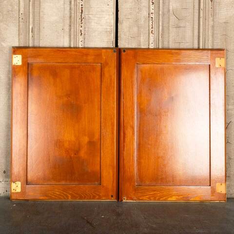 #46539 Pair of Salvaged Pine 16" Cabinet Doors image 4
