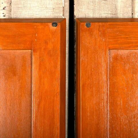 #46540 Pair of Salvaged Pine 18" Cabinet Doors image 5