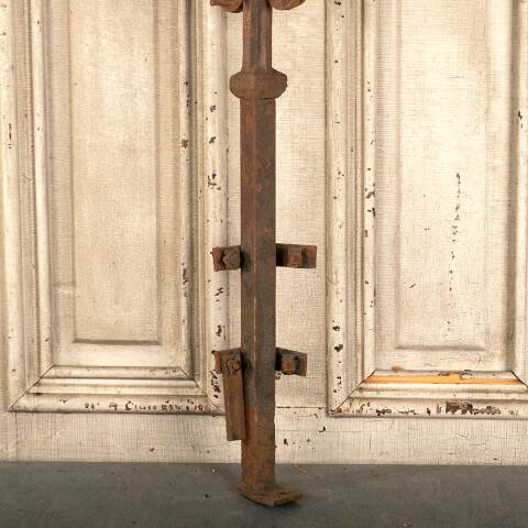 #46588 Antique Ornate Cast Iron Widow's Walk Post image 7