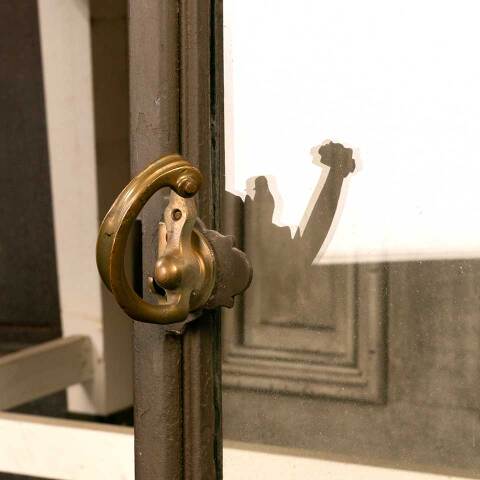 #46640 Antique 5 Lite Steel Casement Window image 5