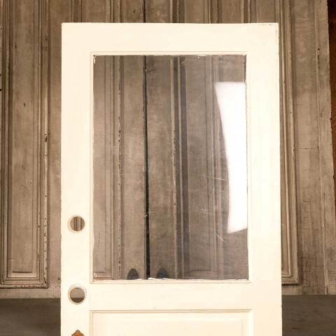 #46651 32x79 Salvaged Antique Half Lite Entry Door image 5