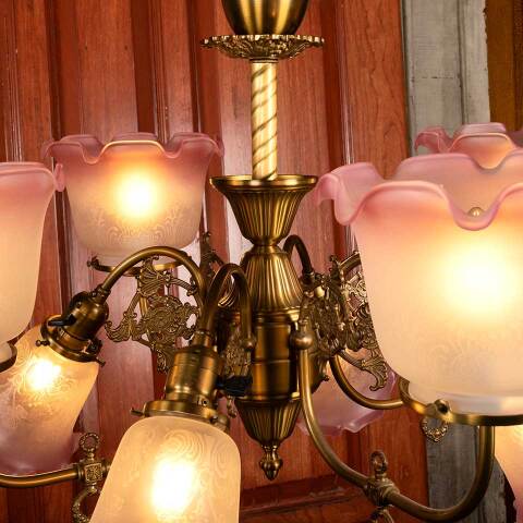 #46658 Reproduction Victorian 8 Light Chandelier image 2
