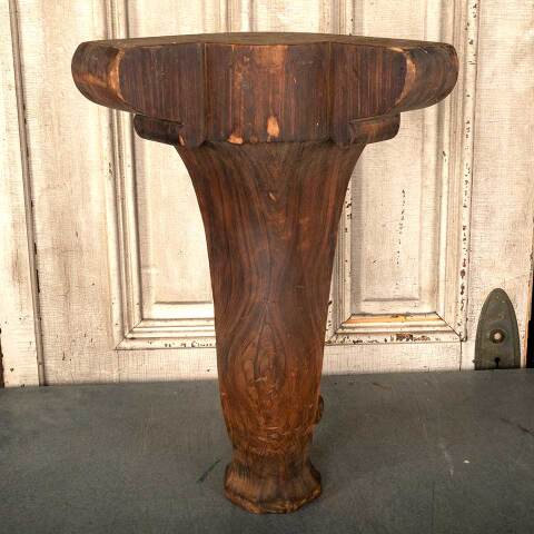 #46714 Antique Carved Wood Grand Piano Leg image 7