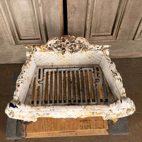 #46728 Victorian Cast Iron Fireplace Log Holder image 3