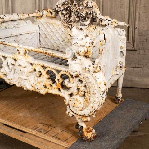 #46728 Victorian Cast Iron Fireplace Log Holder image 4