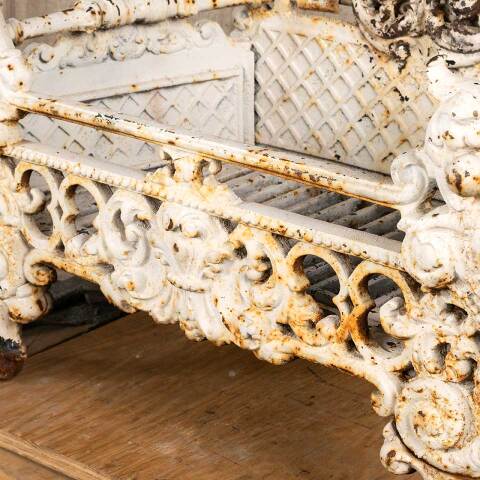 #46728 Victorian Cast Iron Fireplace Log Holder image 5