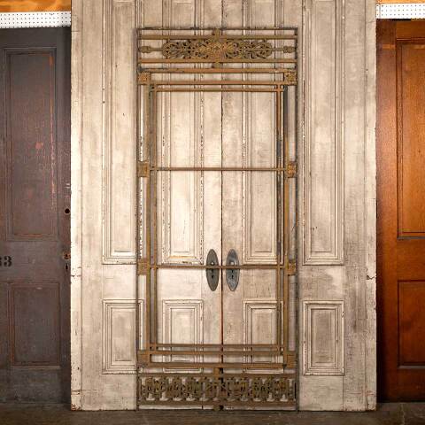 #46774 Antique Metal Architectural Building Panel image 4