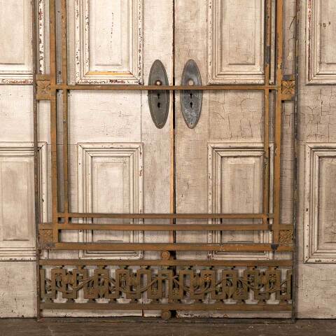 #46774 Antique Metal Architectural Building Panel image 5