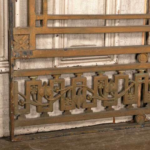 #46774 Antique Metal Architectural Building Panel image 8