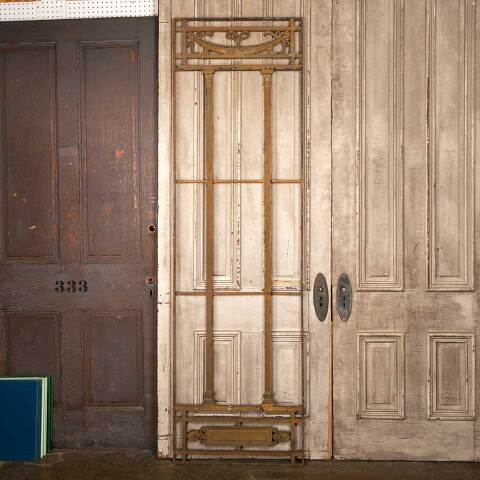 #46775 Antique Metal Architectural Building Panel image 5