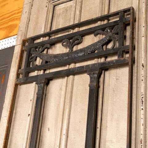 #46775 Antique Metal Architectural Building Panel image 2