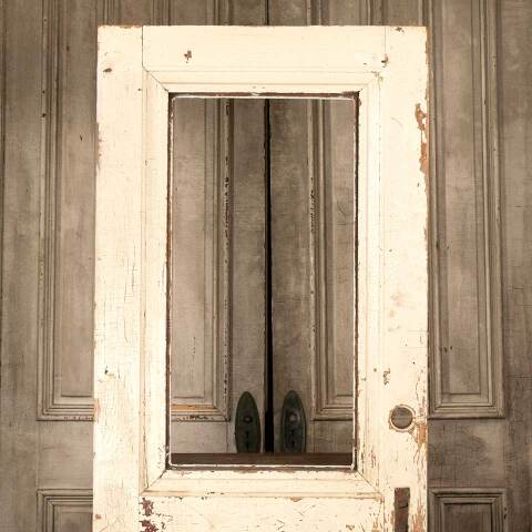 #46783 32x78 Salvaged Victorian Half Lite Entry Door image 6