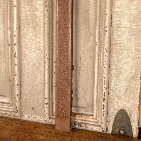 #46816 Salvaged Antique Cast Iron Fireplace Surround image 3