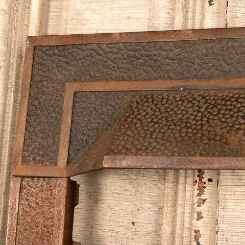 #46816 Salvaged Antique Cast Iron Fireplace Surround image 4