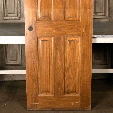 #46835 28x80 Salvaged 4 Panel Wood Interior Door image 6