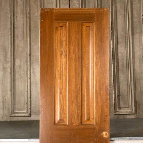 #46839 24x78 Salvaged 4 Panel Wood Pocket Door image 2