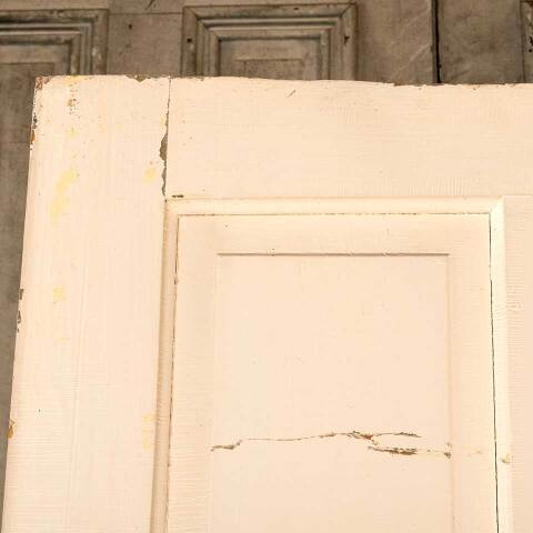 #46841 32x80 Antique 4 Panel Wood Interior Door image 4