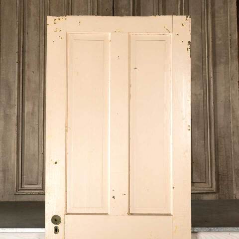 #46841 32x80 Antique 4 Panel Wood Interior Door image 6