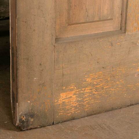 #46859 32x80 Antique 4 Panel Wood Interior Door image 4