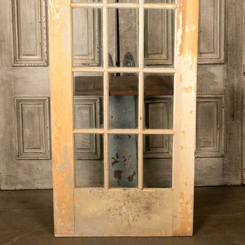 #46871 32x83 Antique Wood 15 Lite French Door image 3