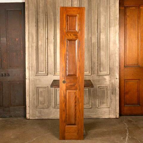 #46888 15x80 Salvaged 3 Panel Oak Interior Door image 4