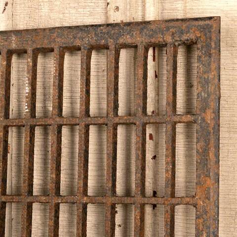 #46896 12x24 Antique Metal Cold Air Return Grate image 2