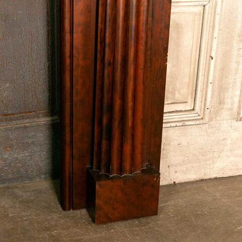 #46935 Architectural Salvage Wood Fireplace Mantel image 3