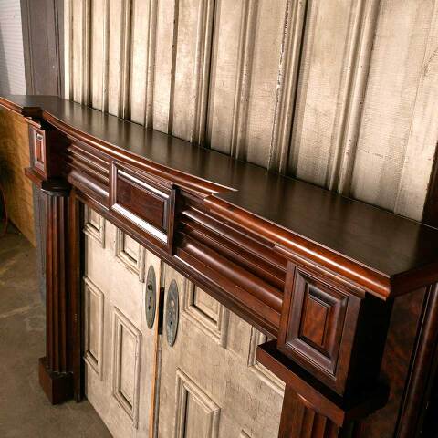 #46935 Architectural Salvage Wood Fireplace Mantel image 5