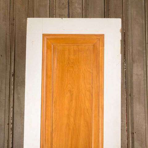 #47014 24x77 Antique 1 Panel Wood Interior Door image 6