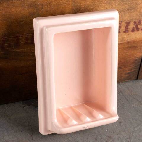 #47068 Vintage MOSAIC Wall Niche Soap Holder image 2